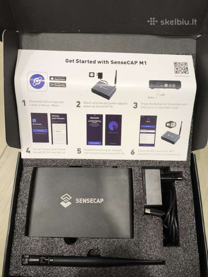 Helium mineris, Sensecap M1