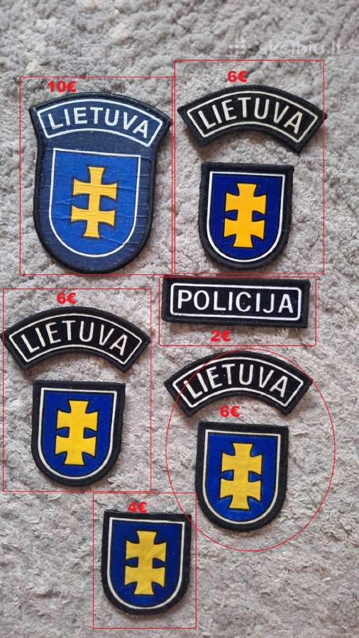 Policijos antsiuvas dvigubas kryžius