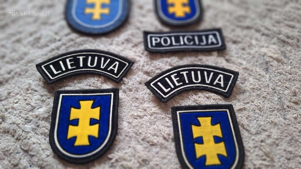Policijos antsiuvas dvigubas kryžius - nuotraukos Nr. 3