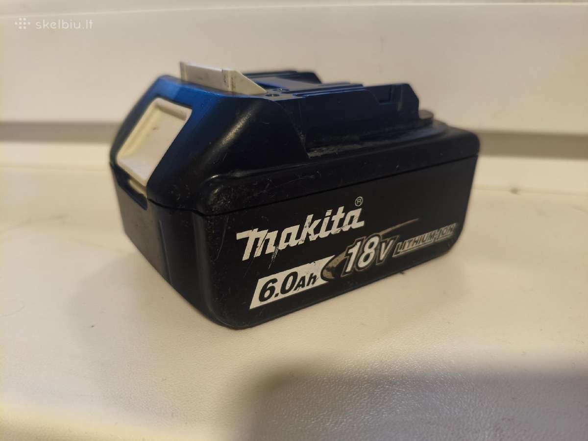 Naudoti,originalūs makita 18v akumuliatoriai - nuotraukos Nr. 8
