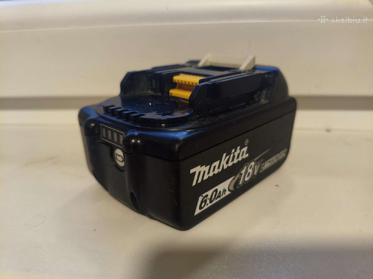 Naudoti,originalūs makita 18v akumuliatoriai - nuotraukos Nr. 9