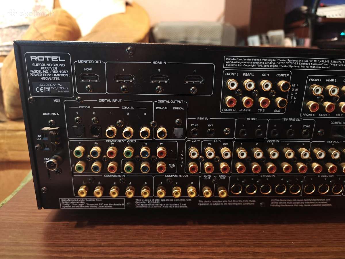 Rotel Rsx-1057 - nuotraukos Nr. 4