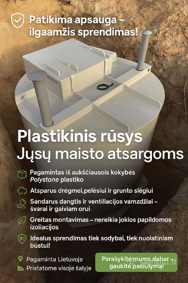 Plastikinis rūsys, plastikinių rūsių gamyba