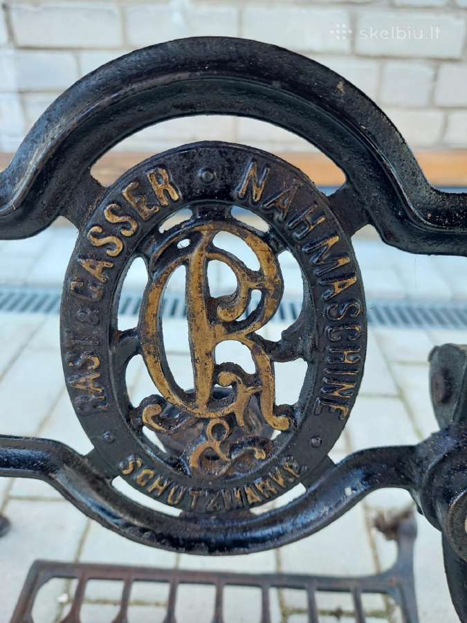 Parduodu senovinę siuvimo mašiną "Gritzner" - nuotraukos Nr. 3