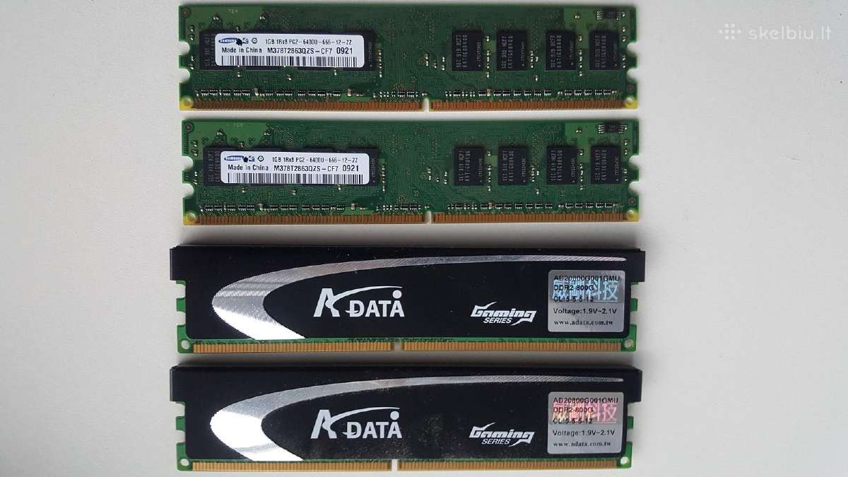 Ddr3/2/1 po 1gb-512mb-256mb Pc-3200-400