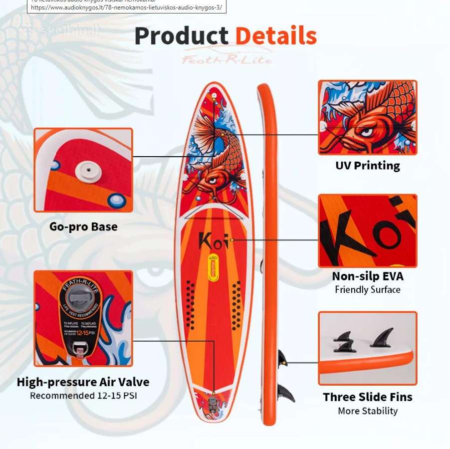 Funwater Sup irklentės - nuotraukos Nr. 7