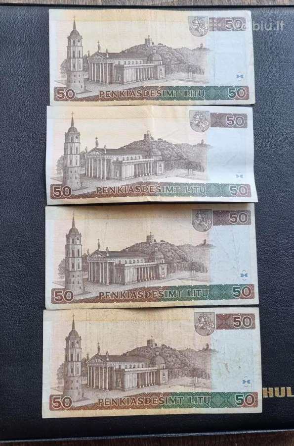 Parduodu lietuviskus banknotus 50, 100, 200 litu - nuotraukos Nr. 2