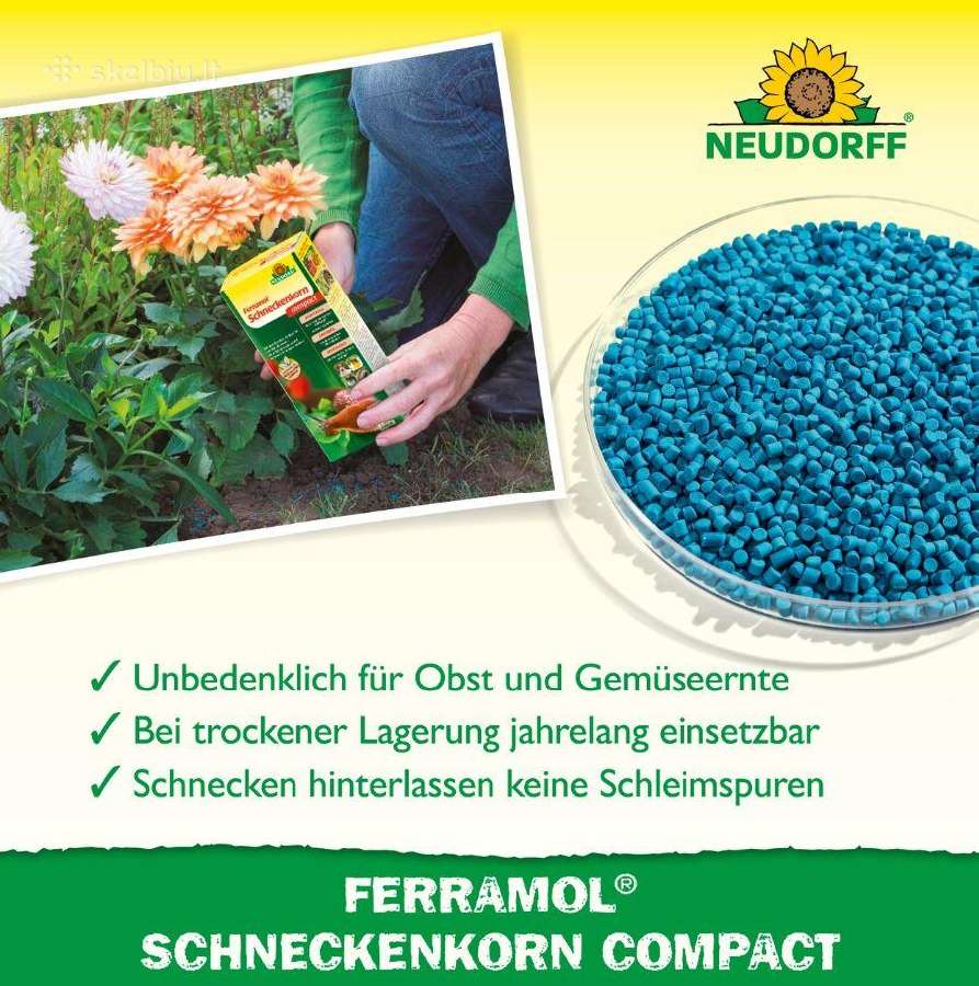 Neudorff Ferramol - nuo Šliužų (15 eur / 1kg) - nuotraukos Nr. 2