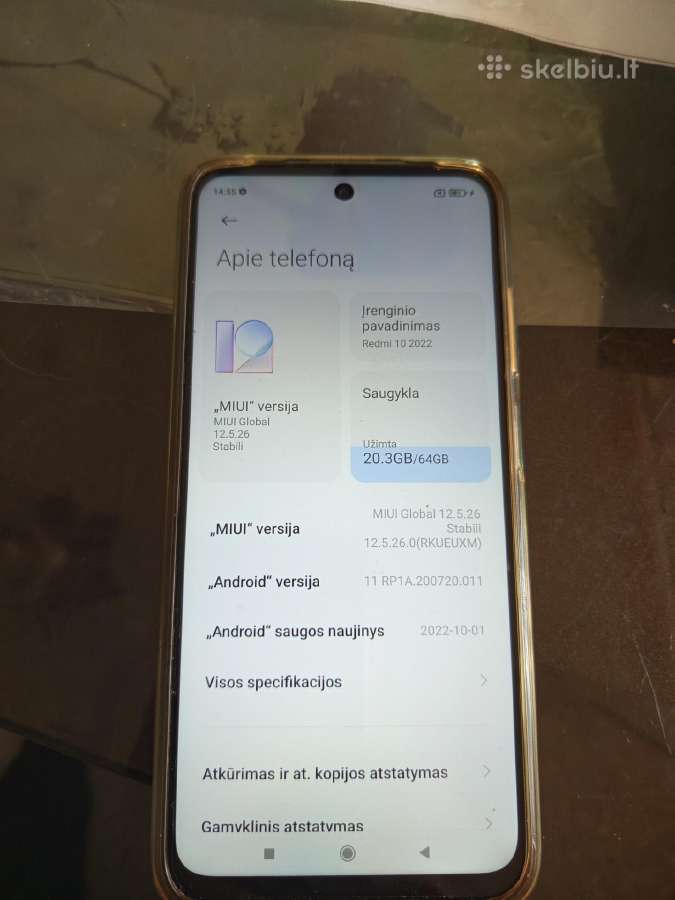 Xiaomi redmi 10 2022 - nuotraukos Nr. 4