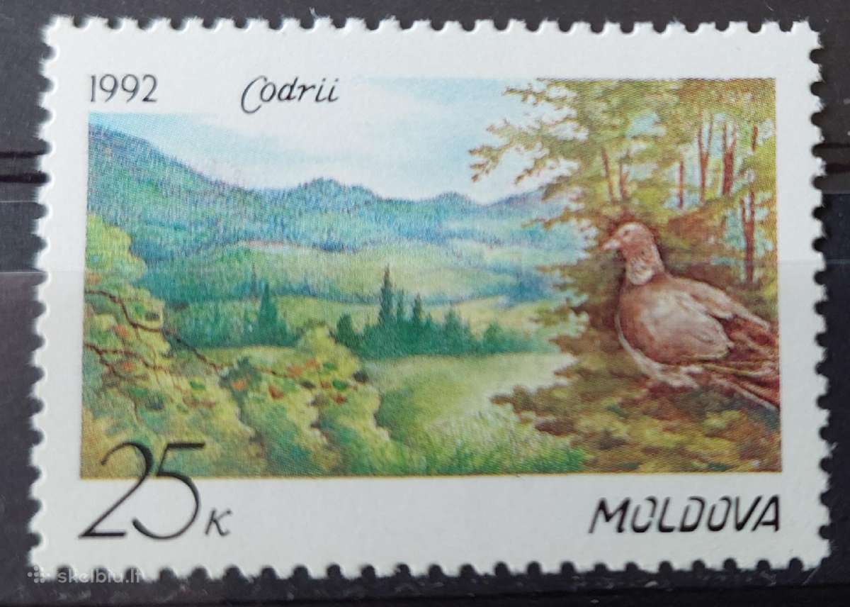 Moldova 1992 gamta , švarus Michel.nr 4