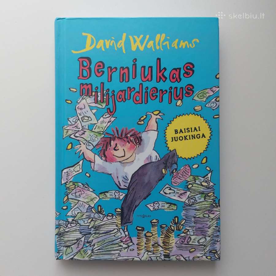Knyga "Berniukas milijardierius". David Waliams