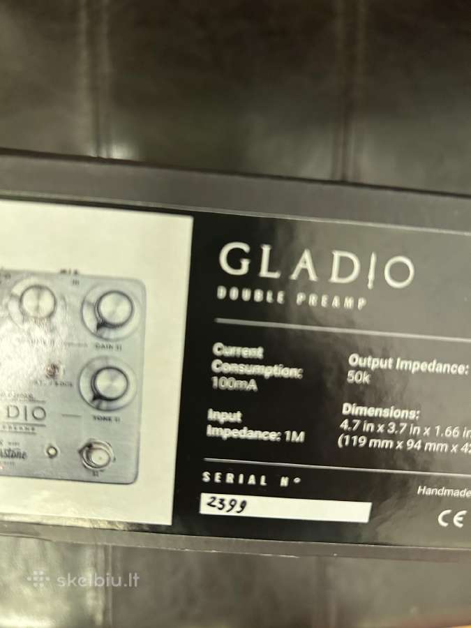 Cornerstone Double Gladio gitaros pedalas - nuotraukos Nr. 2