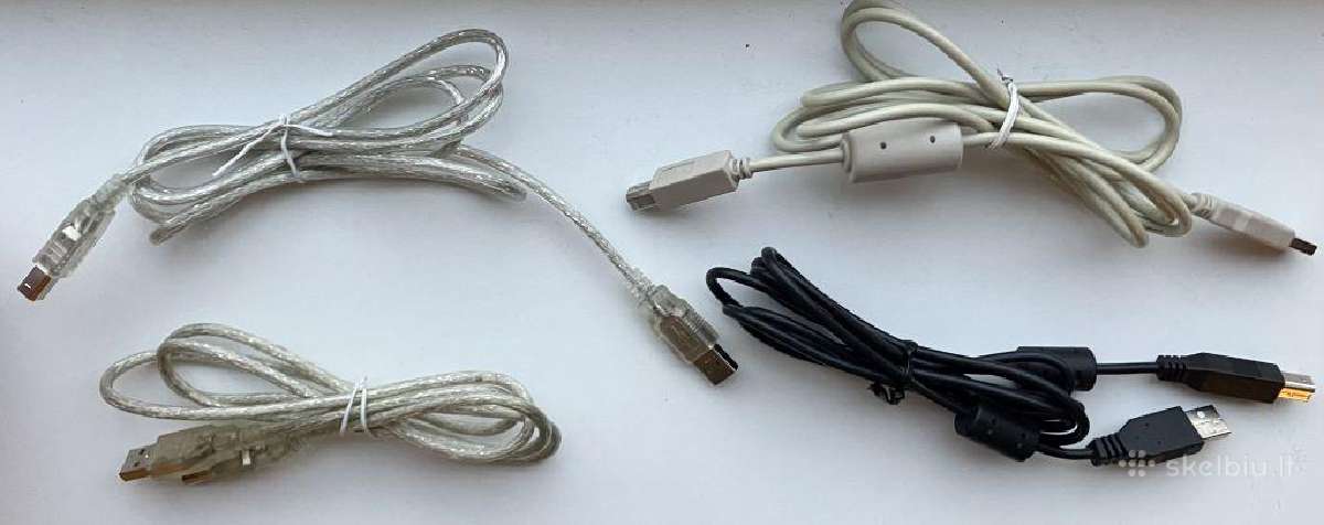 Įvairūs Usb kabeliai (Usb mini, micro ir kt.) - nuotraukos Nr. 2