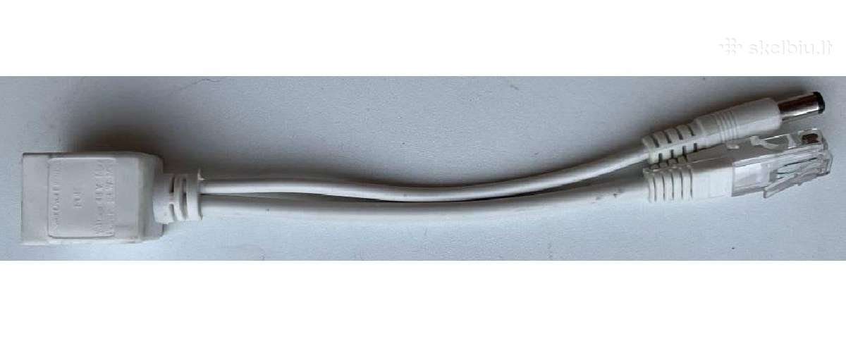 Kabelis Rj-45 - Rj-45 modular jack (female) / powe