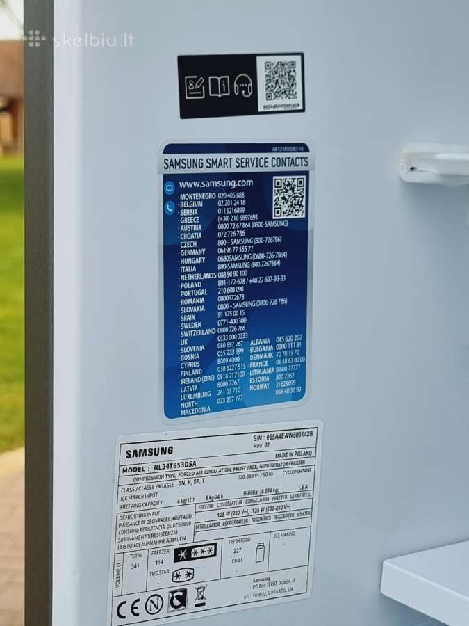 Nauji Samsung Rl38t630ds9 su garantija - nuotraukos Nr. 17