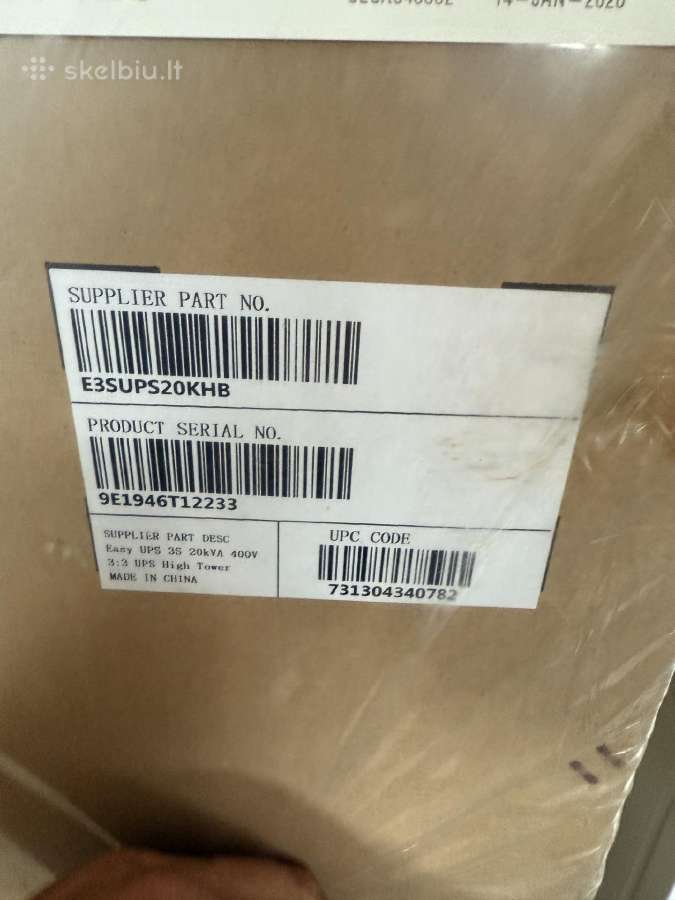 Apc Easy Ups 3s 20kva 400v, modelis E3sups20khb.