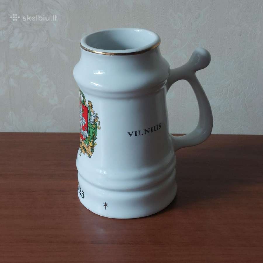 Kolekcinis alaus bokalas Vilnius