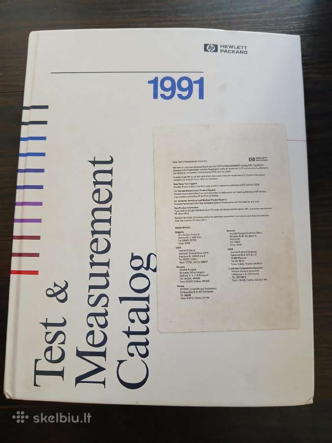 Test&measeurement catalog (hp)1991