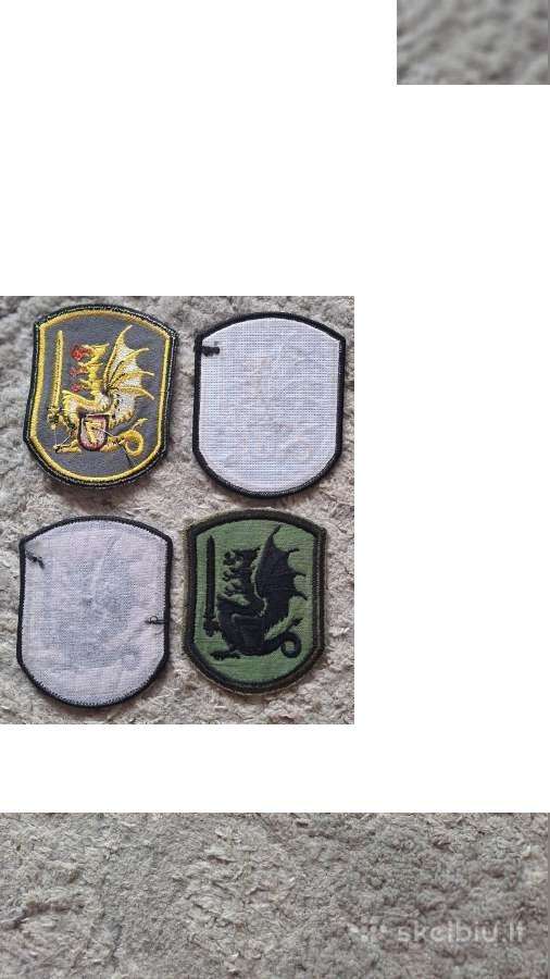 Butigeidžio dragūnų bataliono antsiuvai - nuotraukos Nr. 4