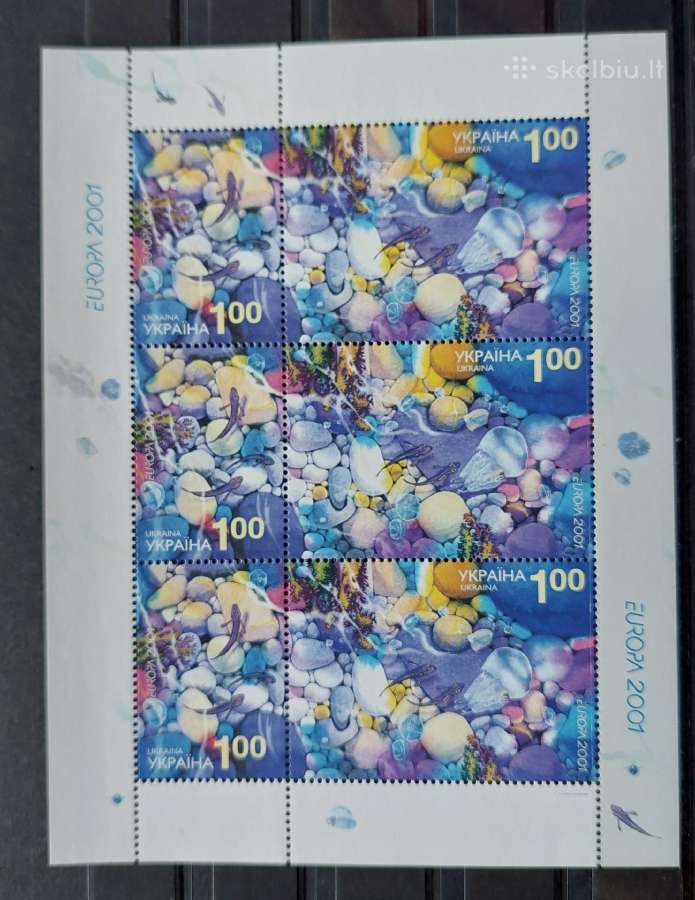 Ukraina 2001 Cept, švarus,lapelis Michel Nr.444-4