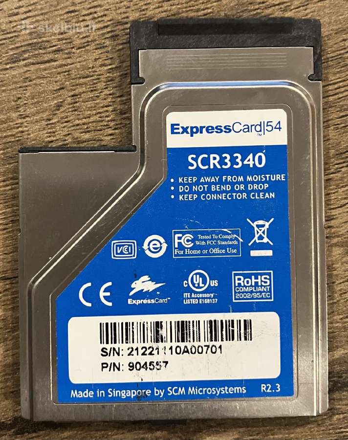 Smart Card reader Expresscard54