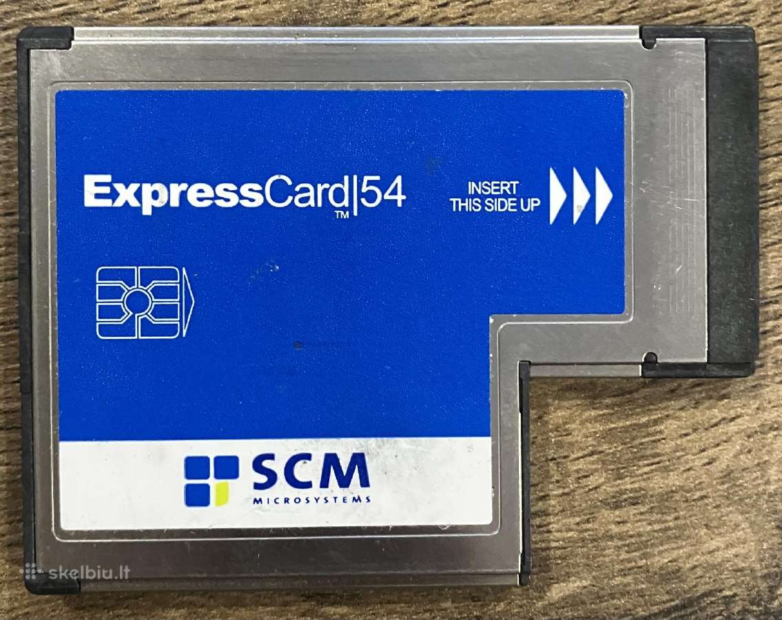 Smart Card reader Expresscard54 - nuotraukos Nr. 2