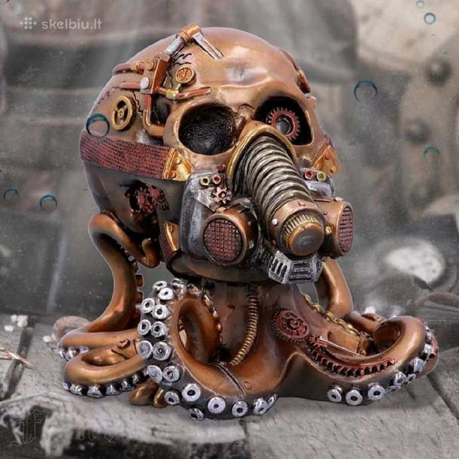 Steampunk kaukole 18cm