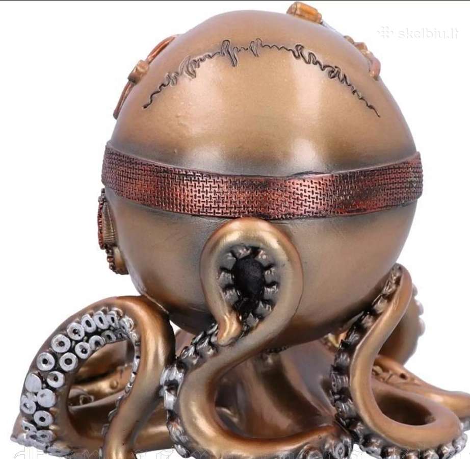Steampunk kaukole 18cm - nuotraukos Nr. 3