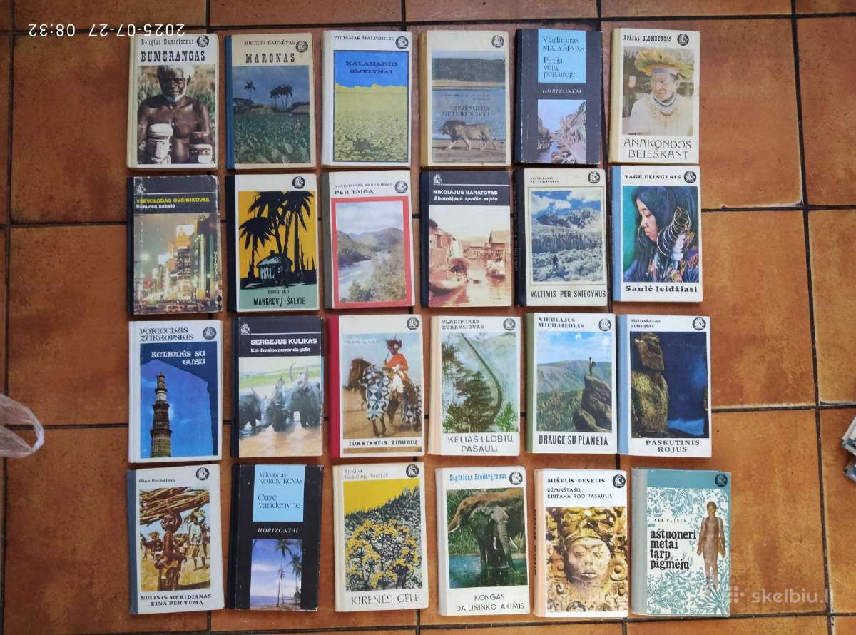 Parduodamos serijos "Horizontai" knygos