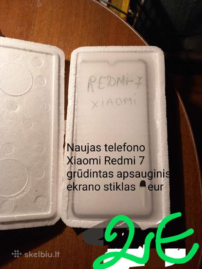 Apsauginis grūdintas telefono stiklas Xiaomi Redmi