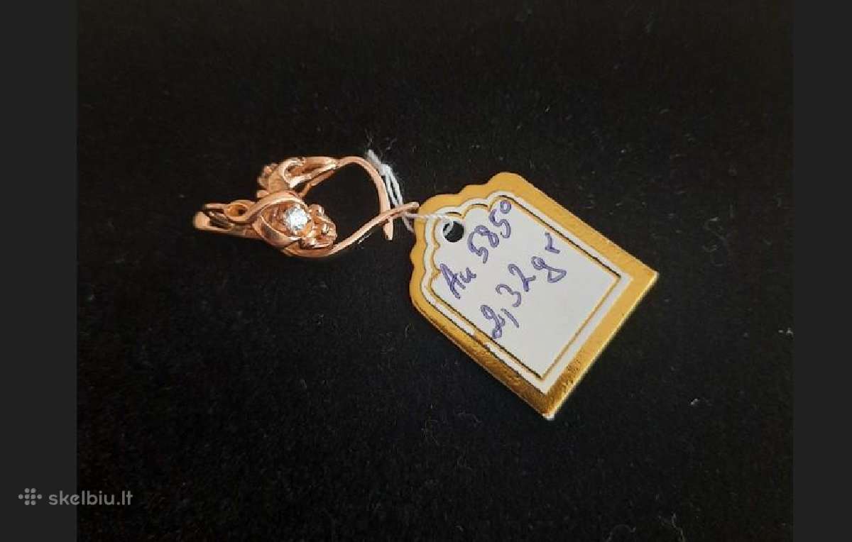 Auksiniai auskarai nuo 86eur. - nuotraukos Nr. 14