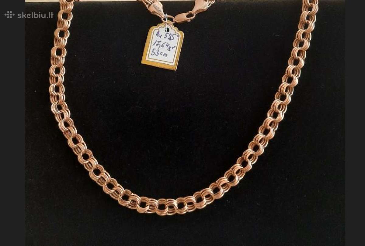 Auksinės grandinėlės nuo 166eur. - nuotraukos Nr. 14