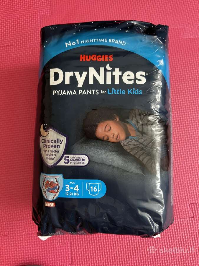 Įvairaus dydžio sauskelnės iš UK - nuotraukos Nr. 7