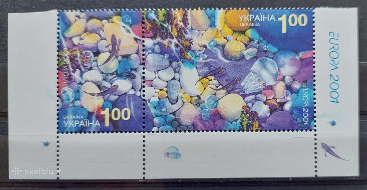 Ukraina 2001cept, švarus,michel Nr.444-445