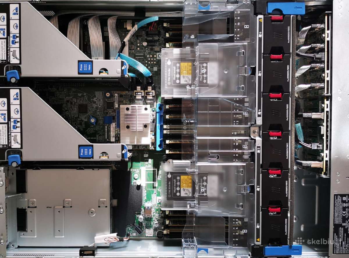 Hpe Dl380 Gen10 2x Gold 6254 8sff Sas + 8sff Nvme - nuotraukos Nr. 5