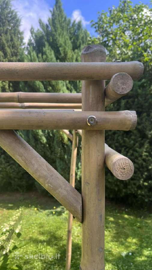 Bambukinė pergola ir bambukinės sienelės - nuotraukos Nr. 4