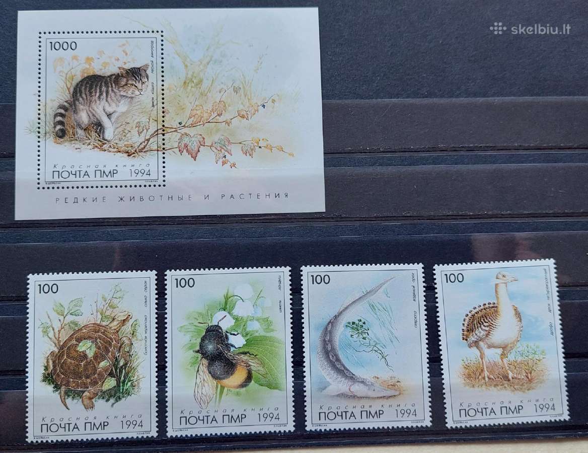 Padniestrė 1994 fauna, švarus