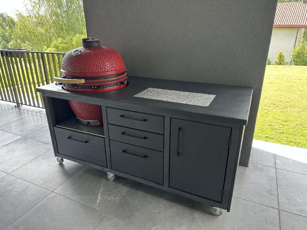 Kamado stalas Kamado kepsninė grilius - nuotraukos Nr. 12