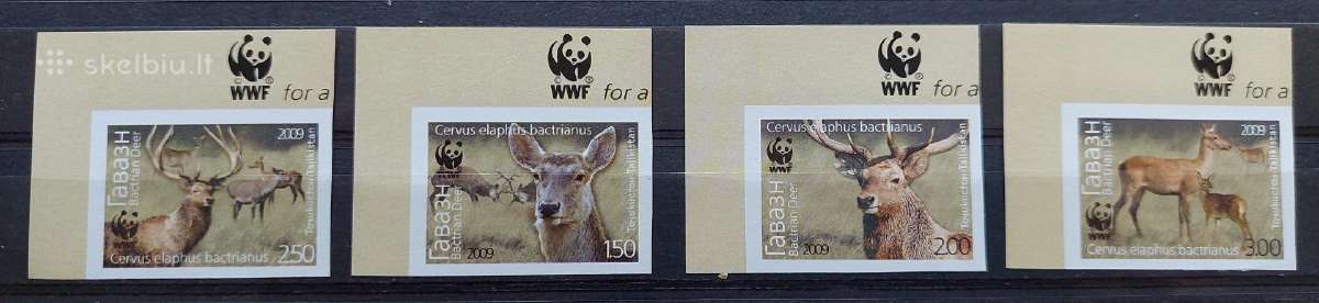 Tadžikistanas 2009 Wwf elniai, švarus, Michel Nr.5