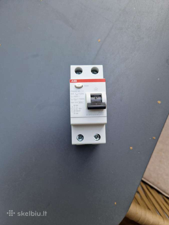 Abb Srovės nuotėkio jungiklis 63a, Fh202 Ac