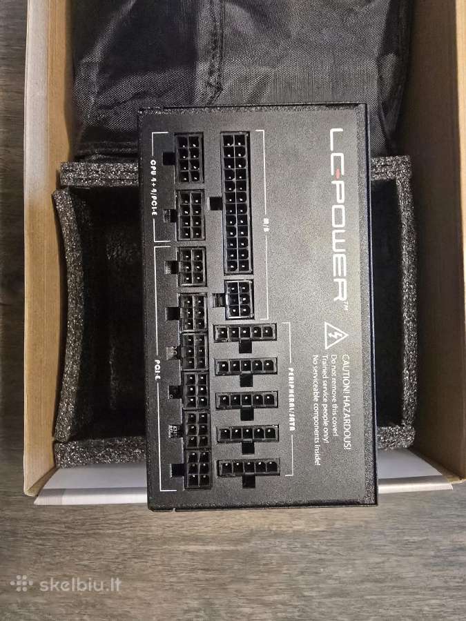 Lcpower 1200w Platinum maitinimo blokas. - nuotraukos Nr. 3