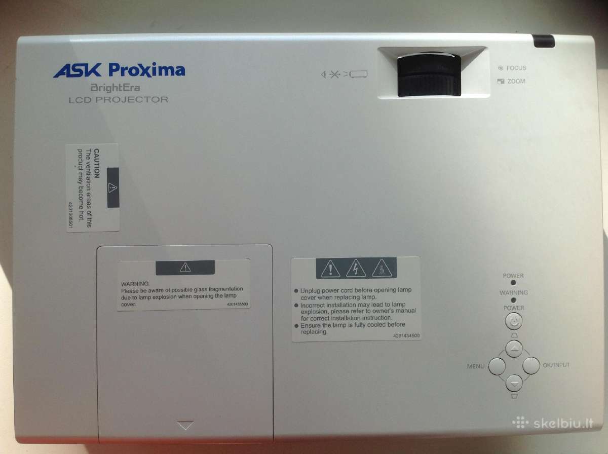 Projektorius Ask Proxima C3257 3lcd HD 2700 Ansi - nuotraukos Nr. 4