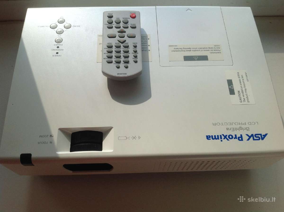 Projektorius Ask Proxima C3257 3lcd HD 2700 Ansi - nuotraukos Nr. 3