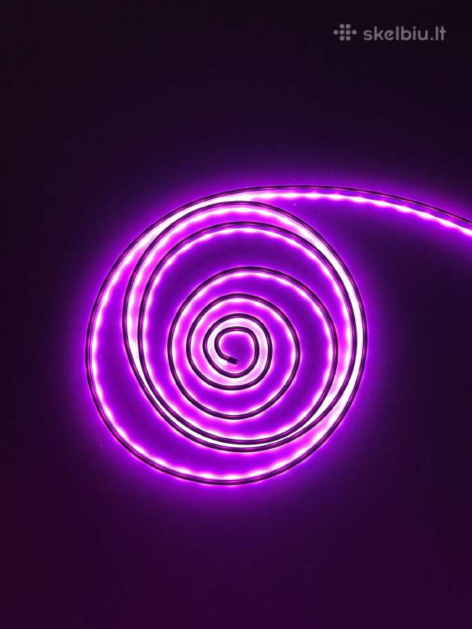 Rgb Neon LED Juosta 5m su Pulteliu - nuotraukos Nr. 3