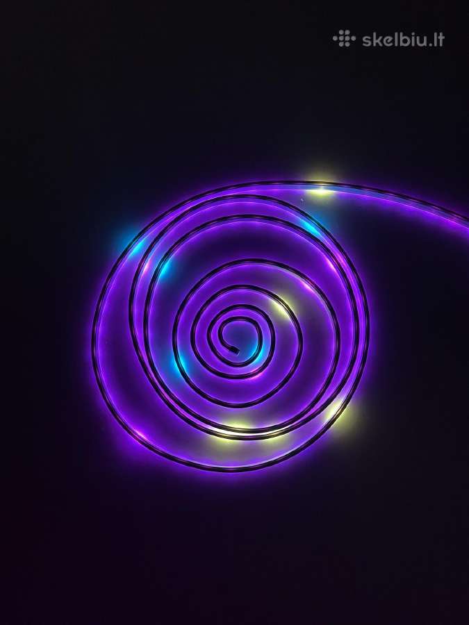 Rgb Neon LED Juosta 5m su Pulteliu - nuotraukos Nr. 8
