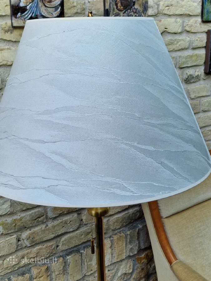 Vintažinis mid century žalvario toršeras - nuotraukos Nr. 6
