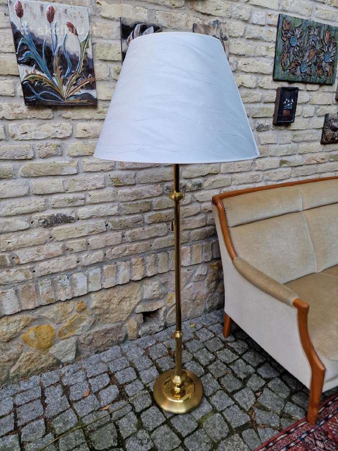Vintažinis mid century žalvario toršeras - nuotraukos Nr. 12