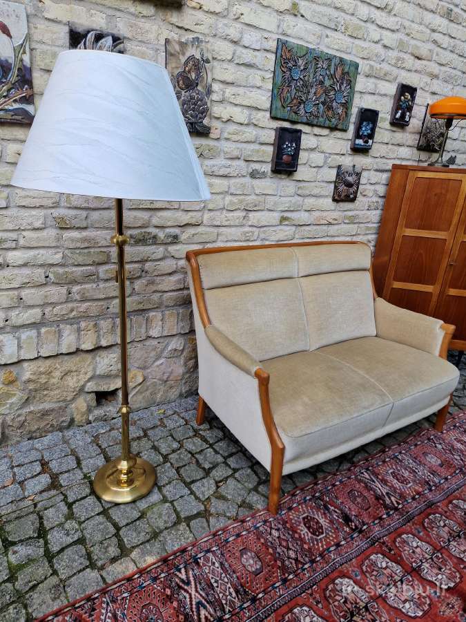 Vintažinis mid century žalvario toršeras - nuotraukos Nr. 15
