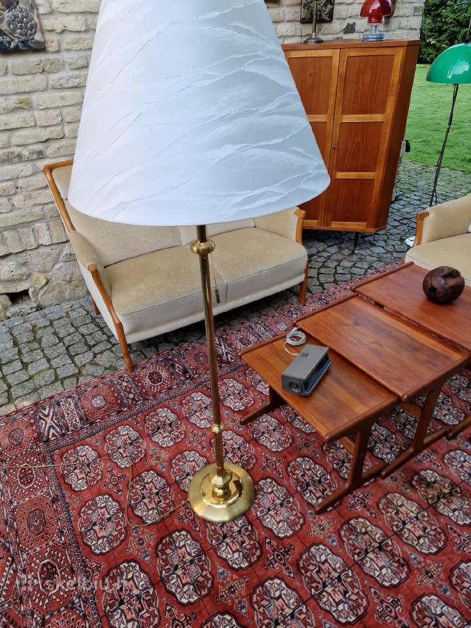 Vintažinis mid century žalvario toršeras - nuotraukos Nr. 22