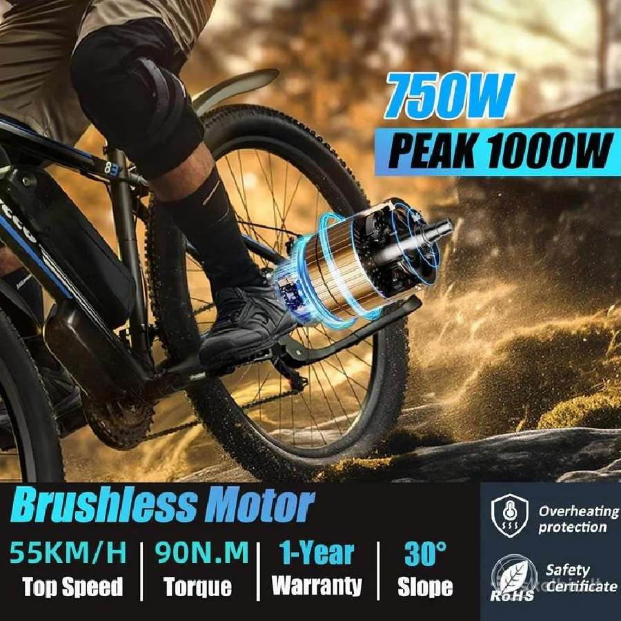 Elektrinis dviratis E-bycco E8 - greitis 57km/h - nuotraukos Nr. 17